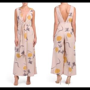 white closet Australian designed tie jumpsuit